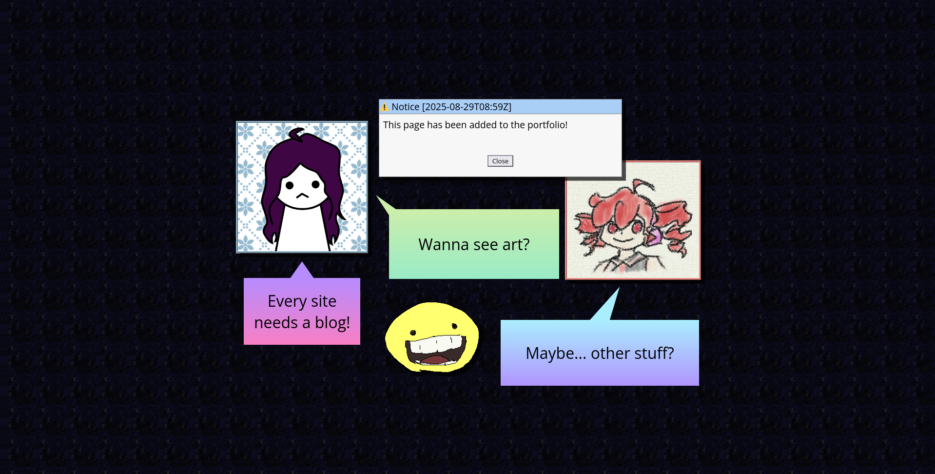 Screenshot of the site.